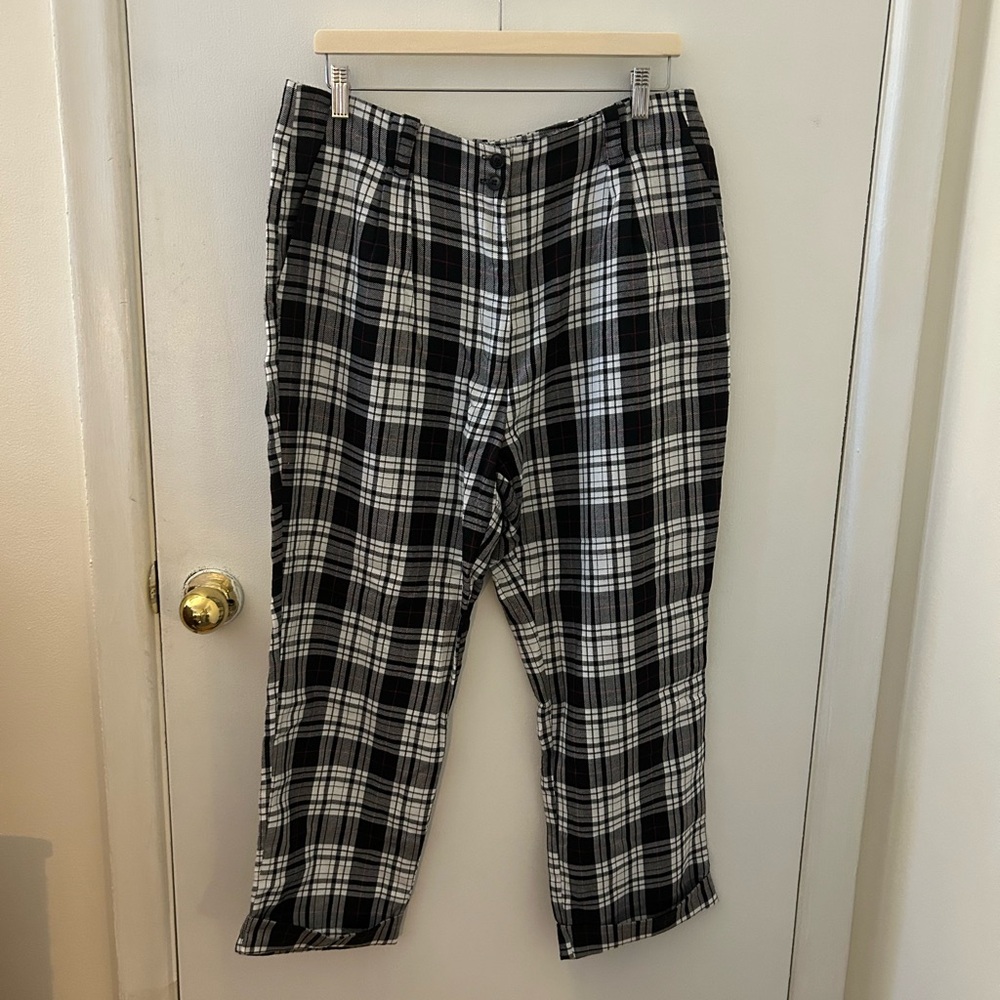 Topshop Plaid Pants